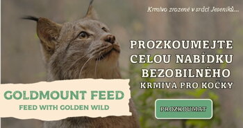 Goldmount Feed - bezobilné krmivo pro psy z Jeseníků