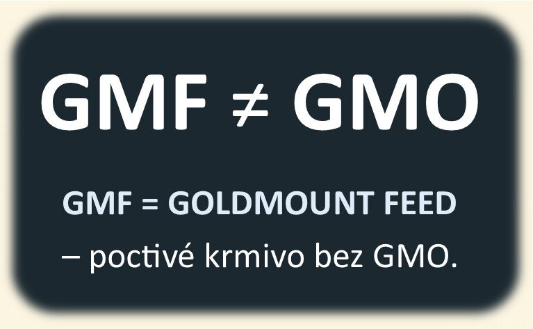 GMF? Ne, opravdu to není geneticky modifikované krmivo.