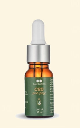 CBD kapky pro psy 5 % – přírodní doplněk z Jeseníků