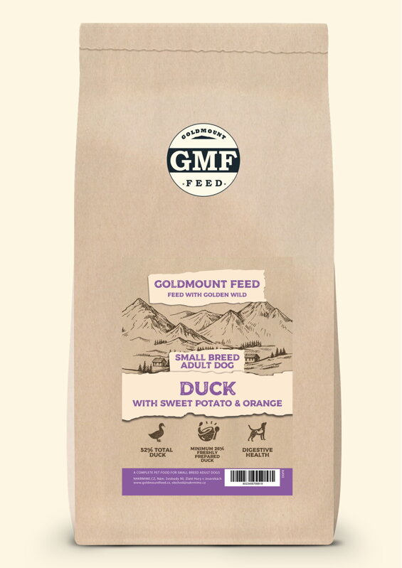 Goldmount Feed Adult Dog Small Breed Duck 2 kg
