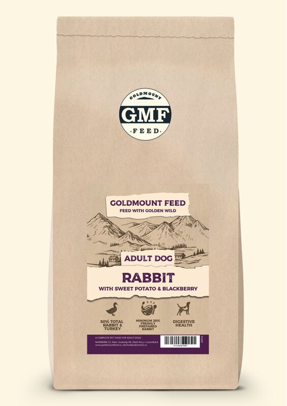 Goldmount Feed Adult Dog Rabbit 2 kg