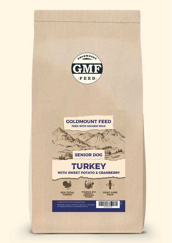 Goldmount Feed Senior Dog Turkey with Cranberry 12 kg