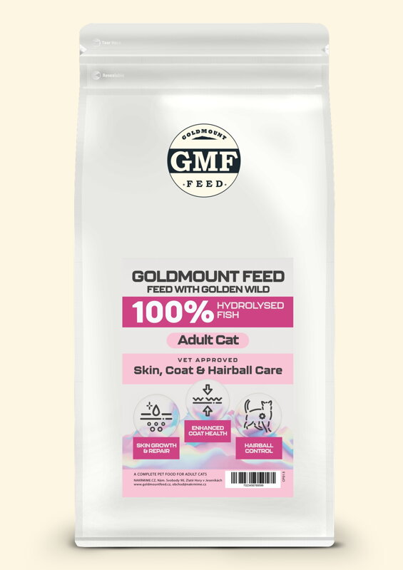Goldmount Feed Adult Cat Skin, Coat  & Hairball Care 1,5 kg