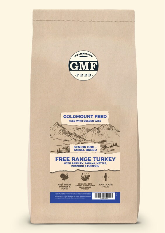 Goldmount Feed Senior Dog Small Breed Turkey 6 kg