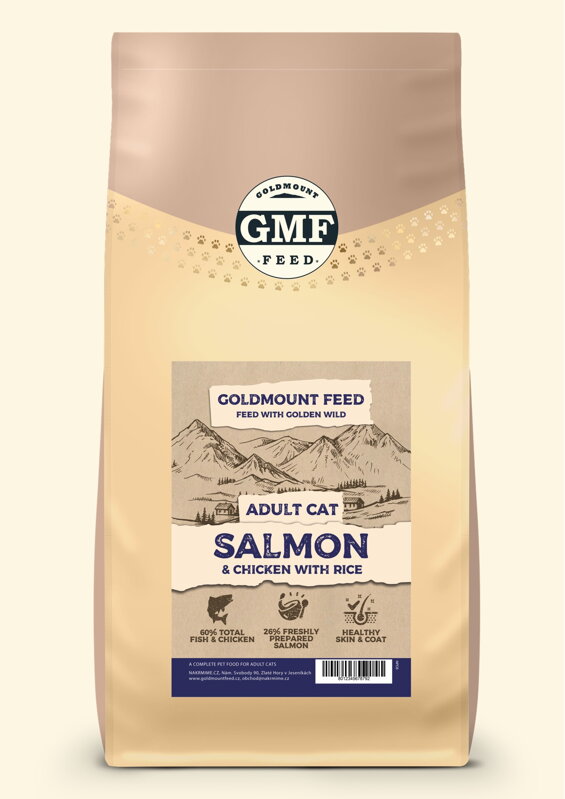 Goldmount Feed Super Premium Adult Cat Salmon & Chicken 2 kg